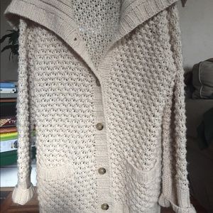 Talbots chunky-knit oversized cardi